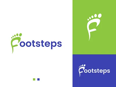 Logo | Modern F letter mark | Footsteps logo 3d animation branding design f logo footsteps graphic design illustration landing page letter mark logo logo animation logo design logotype modern logo motion graphics typography ui vector