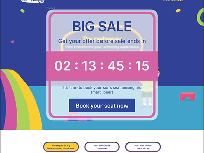 Countdown Timer for a website #DailyUI count down countdown countdown counter overlay counter promotion countdown sale countdown sale counter