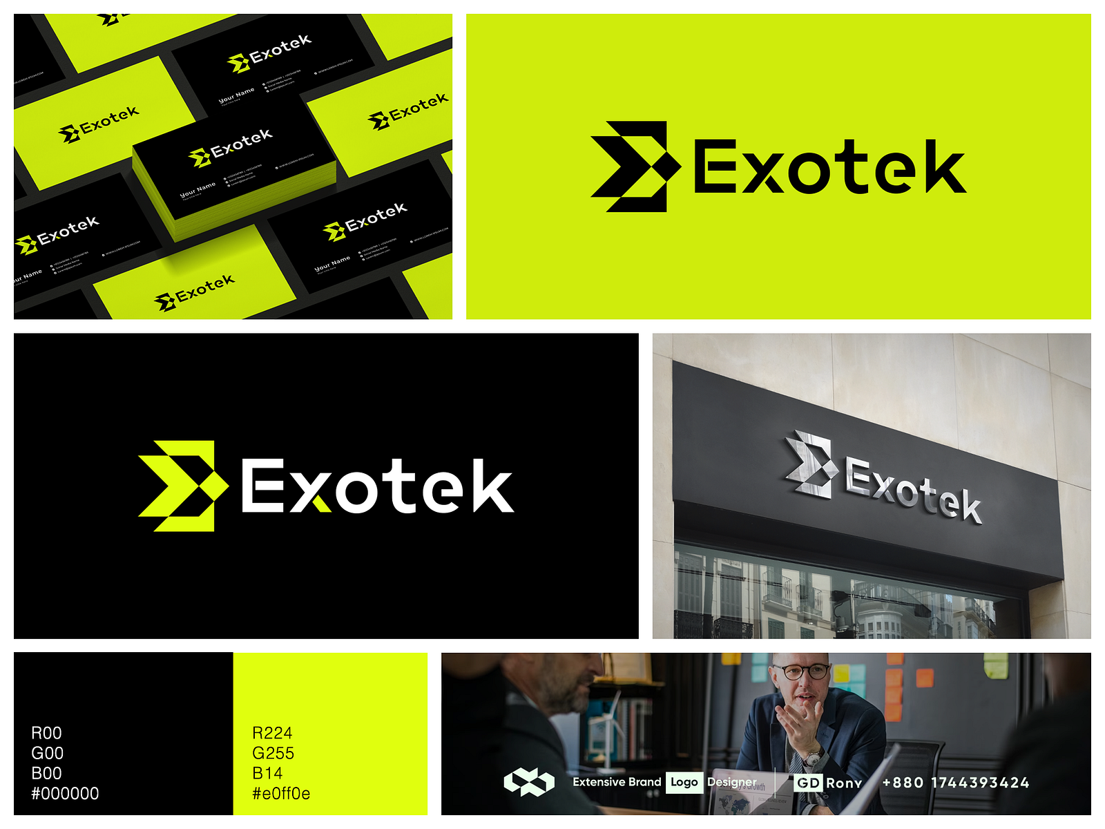 Exotek Digital Tech Agency Logo Design by LogoLands Design Agency on  Dribbble