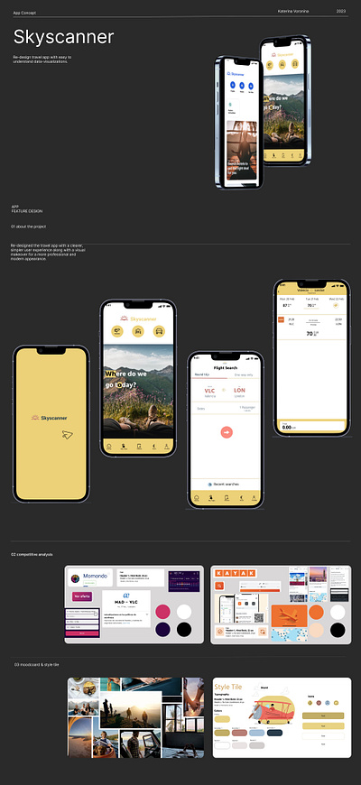 Redesign an Skyscanner App branding design illustration logo ui ux vector