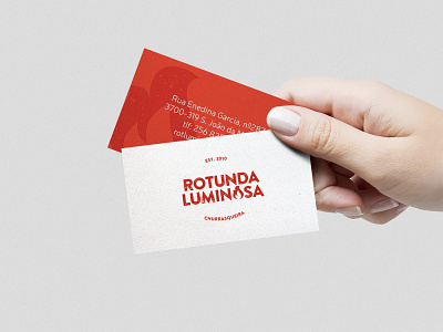 Branding for the restaurant 'Rotunda Luminosa' aesthetic branding business cards design graphic design grill logo restaurant steakhouse