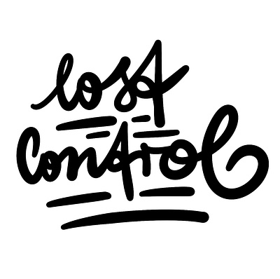 Lost Control branding calligraphy control design font graffiti graphic design illustration lettering logo lost procreate script sketch swing typography