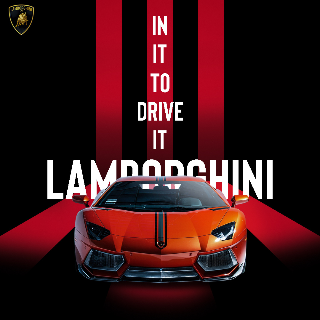 Lamborghini advertisement design by Kaung Myat Thu on Dribbble