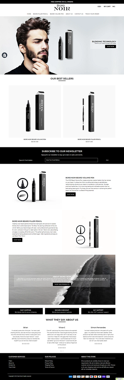 BORD NOIR branding design graphic design logo typography ui ux