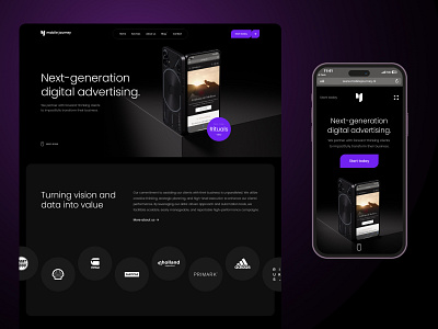 Mobile Journey - Homepage branding clean concepting design product design ui
