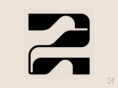 36 Days of type: 2 2 alien curvy futurist geometric glyph grid icon logo modernism number symbol type typography wavy