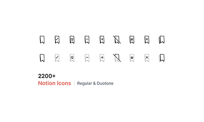 2200+ Notion Icons - Overflow Design app icon figma free freebie icon iconography iconpack icons iconset illustration notion notion icons notion template sketch svg ui icon vector web icon