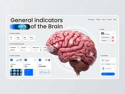 Healthcare web application design product design saas ui ux web website