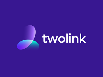Abstract 2 for twolink ( for sale ) 2 abstract blockchain branding connection crypto cryptocurrency digital finance fintech futuristic gradient icon link logo number smart two web3