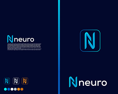 Neuro logo design. 3d app branding design graphic design illustration logo motion graphics typography ui ux vector