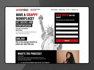 Compensation website design ui ux