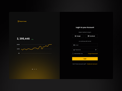 Login/Registration - Web design animation app design bitcoin coin crypto dark mode design graphic design investment itdevgroup login login page motion design motion graphics regiastration ui uiux ux web design webdesign