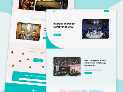 Events & Conference Website 3d branding graphic design logo motion graphics ui