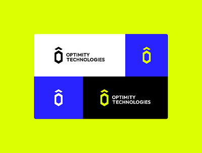 Optimity Technologies・Tech Startup Logo bold branding colourful design figma graphic illustration logo minimalist startup