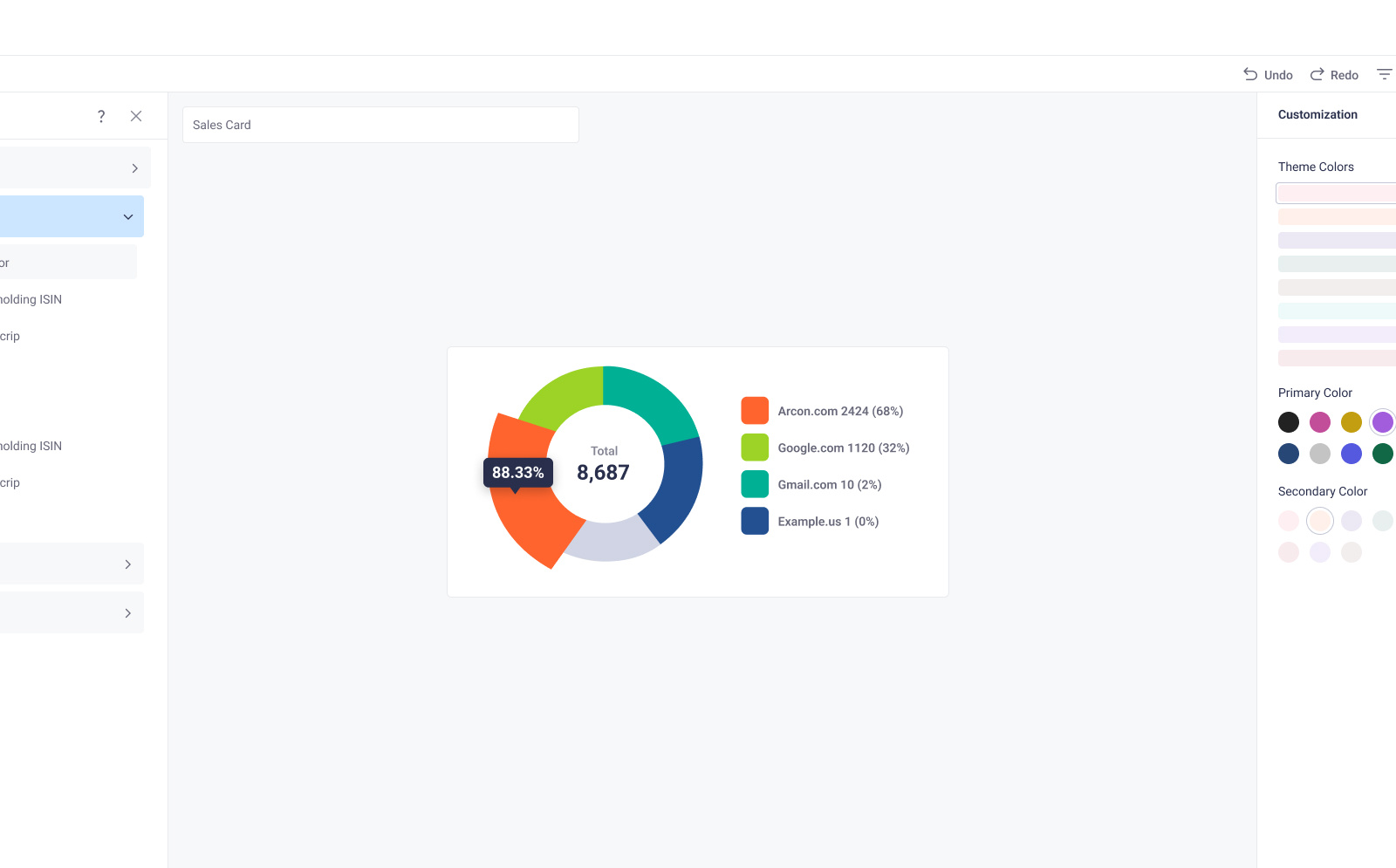 Edit Donut Chart by opinder singh on Dribbble