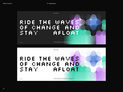 Afloat abstract ai artificial inteligence banner branding identity ui