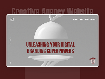 Creative Agency Website UI creative creative agency website ui digital ui uiux website