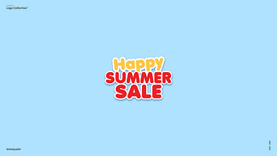 Happy Summer Sale design graphic design happy logo logo design mall mall event marketing sale sale event summer summer campaign vector