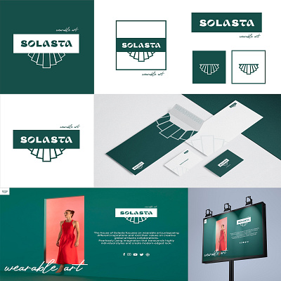 Solasta Logo and Brand Identity brand identity brandidentity branding design graphic design logo logos