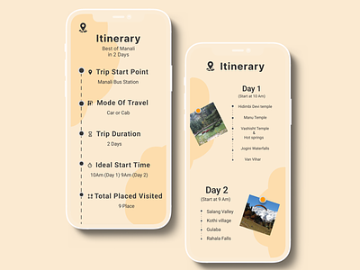 #DailyUI, Day-079:- Itinerary branding concept dailyui dailyuichallenge design illustration itinerary travel ui vector