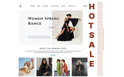 Fabrica 100 day ui challenge creative fashion shopping website ui ux web