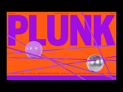 Plunk after effects animation balls blender block type bouncing clashing drop falling illustration interaction kerplunk marbles page wipe physics pinball supply chain toy type web design