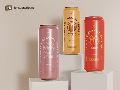 Fizzy Drink Can Mockup Vol.1 advertasing bottle brand identity branding can commercial design download drink drink can lemonade logo mockup package packaging pixelbuddha product psd soda