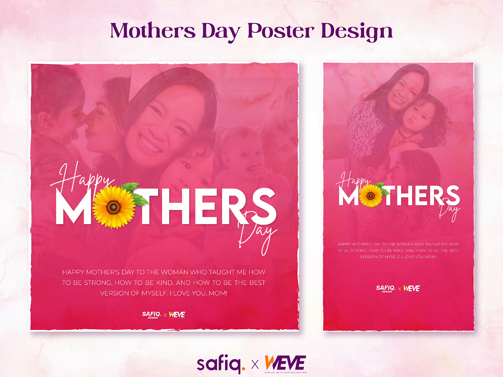 Mothers Day Poster Design by SAFIQ.DESIGN X WEVE on Dribbble