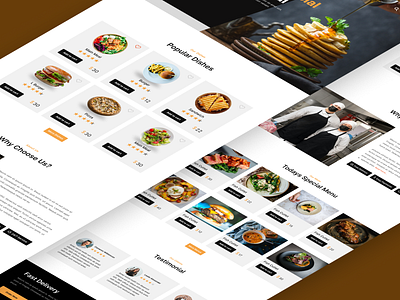 Food Website design food food app food delivery food delivery landing page food industry food website homepage homepage design landingpage minimal recipe listing website recipe website ui ui design uiux ux web webdesign website