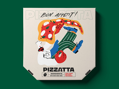 Pizza Box Mockup PIZZARIA PEOPLE 10 by Corey Sweeter on Dribbble