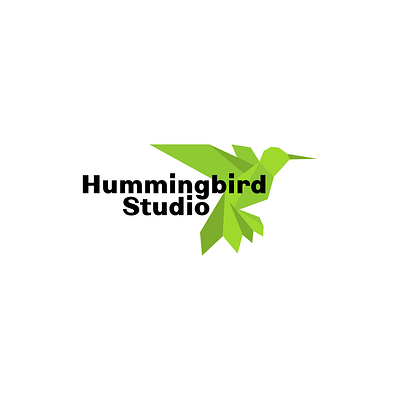 3d Architectural and Visualization Studio Logo 3d architecture bird branding corporate design graphic design green hummingbird identity logo logotype lowpoly modeling motion graphics nature polygon render studio visualization