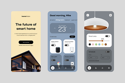 Smart Home Mobile App app design smarthome ui ux