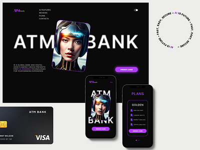 Bank Website | UX/UI Design 3d ai animation animations app bank branding colors design figma design graphic design illustration landing page logo motion graphics ui ux uxui design web design webflow