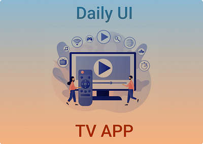 TV APP app branding design graphic design illustration logo typography ui ux vector