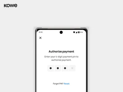 Payment Security screen app design minimal ui ux