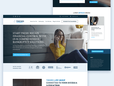 Themis Law Group - Design Challenge @daily ui @dailyui @design app design branding clean design clean ui design desktop illustration logo ui ux