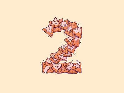 36 Days of Type: 2 / Chilaquiles 2 36 days of type art chilaquiles chips corn tortilla desayuno design doritos drawing illustration mexican food mexico nachos salsa tortilla
