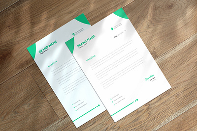 Letterhead Design. 3d adobe illustrator animation brand identity branding business card graphic design high quality letter letterhead letterhead design letterhead template letterheads logo motion graphics ui vector visual visual identity