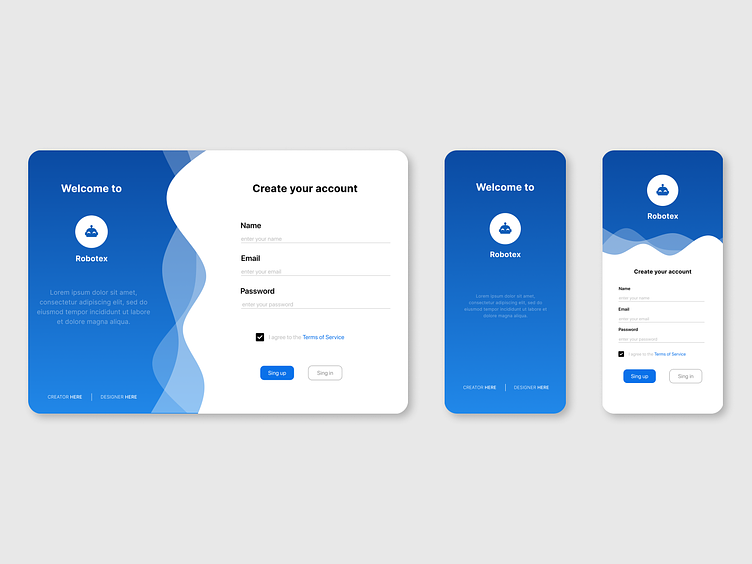 Login page by Stanley on Dribbble