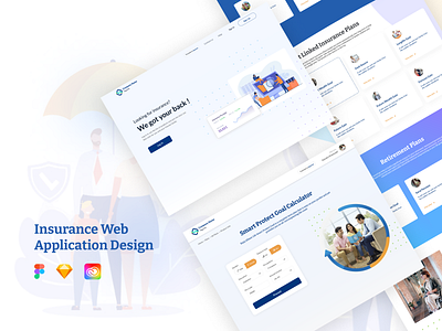 Case Study : Web Insurance Application insurance insurance application ui ui design uiux ux design ux research web application