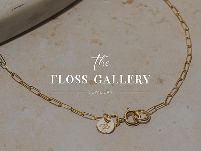 The Floss Gallery. Logo design & Branding brand guedline brandbook branding design graphic design jewelry logo printings