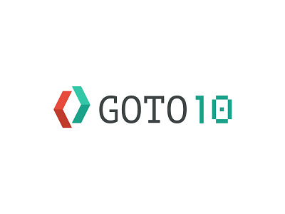 Goto10 branding graphic design logo vector