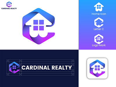 Cardinal Realty Real estate logo design and branding branding cardinal cardinal logo design cardinal realty cardinal realty logo cardinal realty logo branding cardinal realty logo design graphic designer logo logo design logo designer logos real estate logo brand identity real estate logo branding