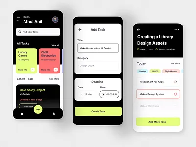 Project Management App - Streamline Your Workflow 3d animation app branding design flat graphic design icon illustration illustrator interface logo minimal mobile typography ui ux vector web website