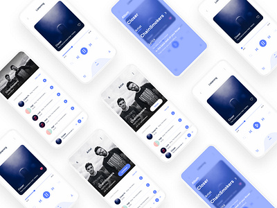 Music App UI app ui branding design figma graphic design music music app ui ui ui desin