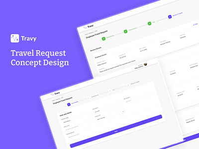 Design Case Study : Travel Request travel travel request ui ui design ux design web application