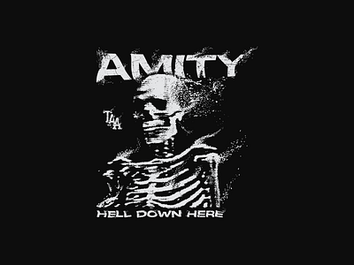 The Amity Affliction amity apparel design graphicdesign illustration merch skull