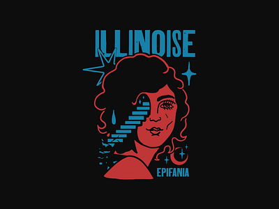 Illinoise apparel artwork bandmerch design emo graphicdesign illustration logo merch poppunk vector