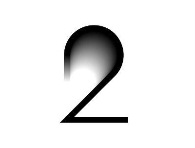 Number 2 | 36 Days of type 2 design logo number two