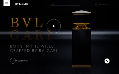Perfume website design perfume perfume website ui ux uxui uxui design website